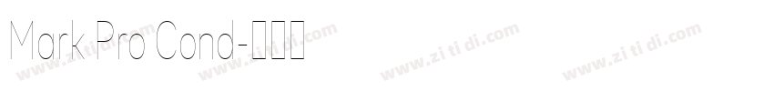 Mark Pro Cond字体转换 Mark Pro Cond字体转换